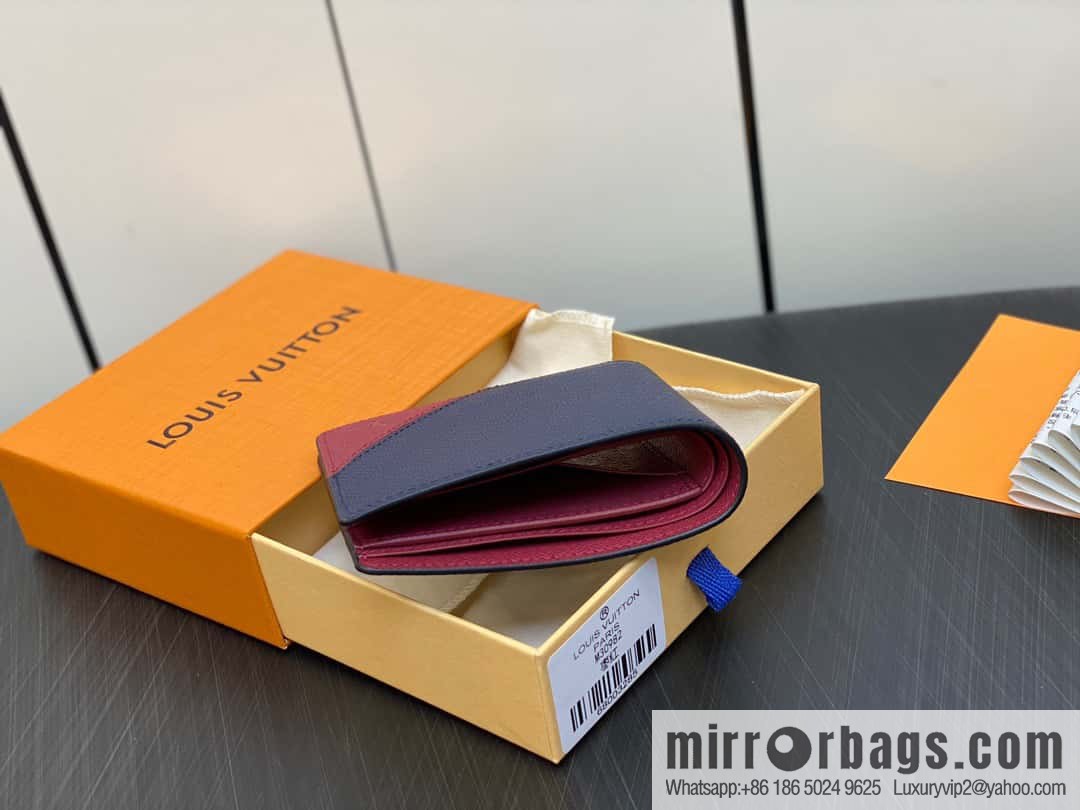 [Original order boutique] M30982 jujube red, full leather suit wallet series MULTIPLE wallet