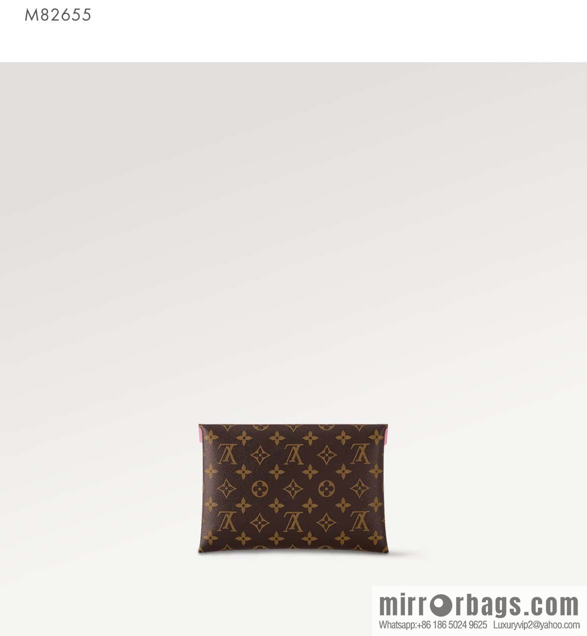 [Original order boutique] 2023 Christmas M82655 Christmas model, silk screen three-piece series Kirigami Pochette clutch bag