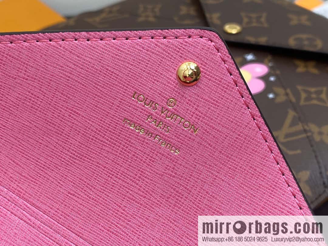 [Original order boutique] 2023 Christmas M82655 Christmas model, silk screen three-piece series Kirigami Pochette clutch bag