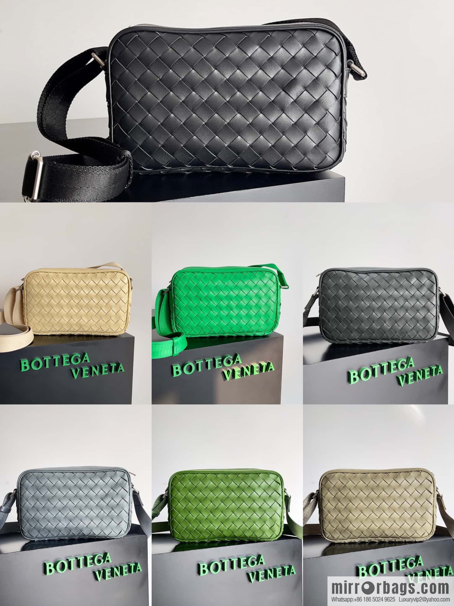 BV lntrecciato woven leather (fabric) crossbody bag model number: 710048