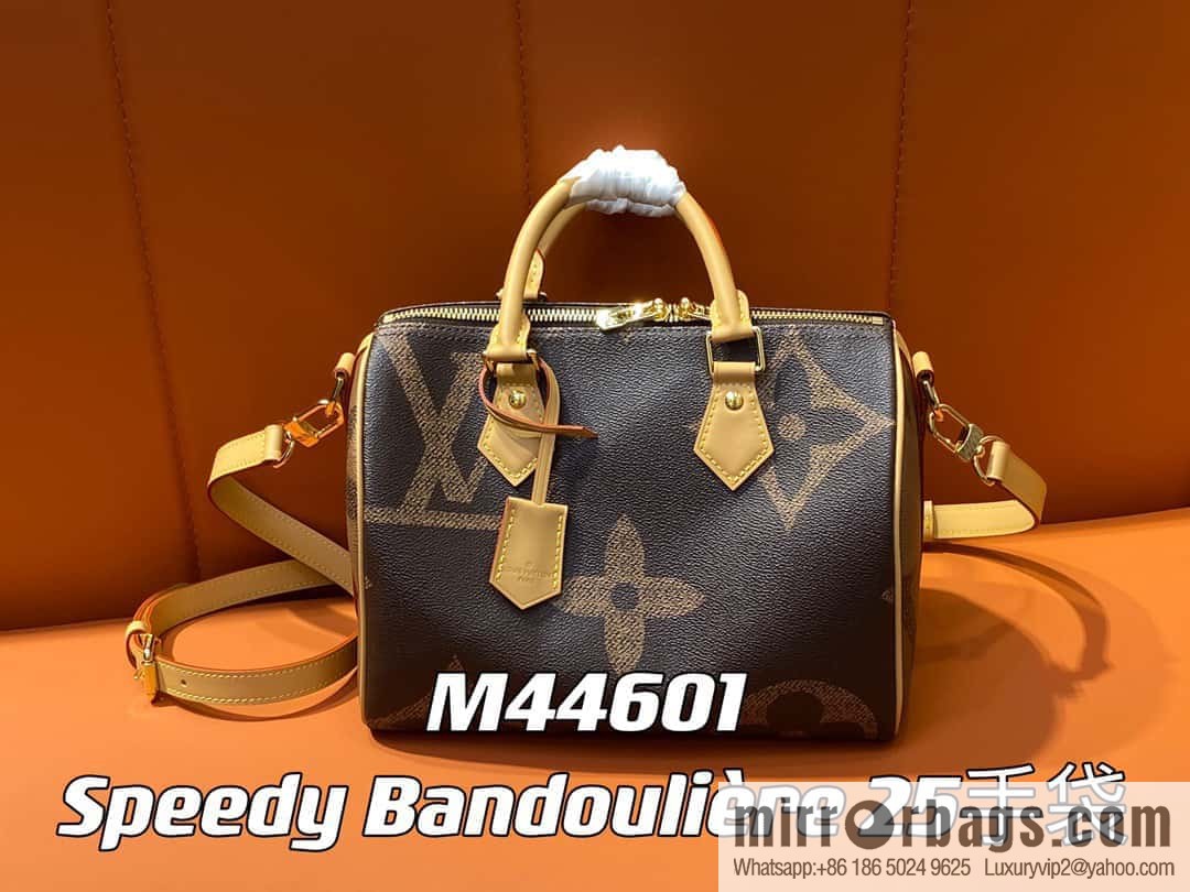 [Original order boutique] M44601 monogram yellow leather speedy pillow bag series SPEEDY BANDOULIZRE 25 handbag