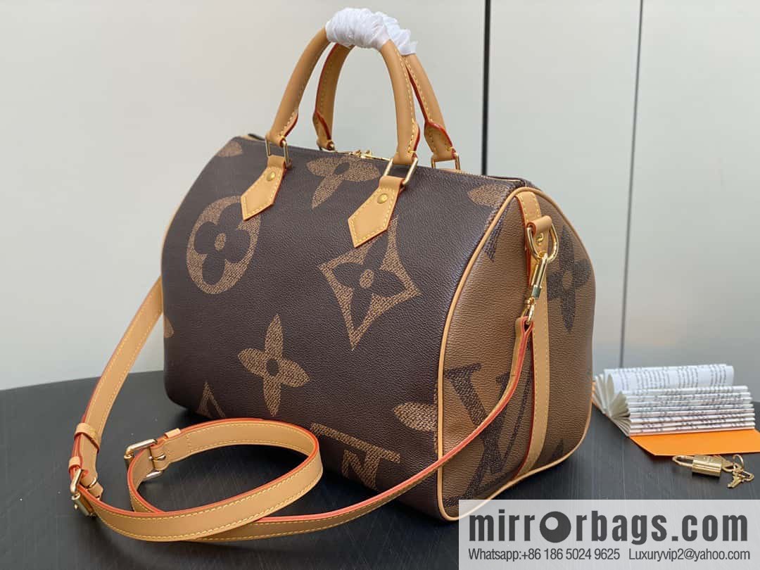 [Original single boutique] M46602 monogram yellow leather speedy pillow bag series speedy Bandoulière 30 handbag