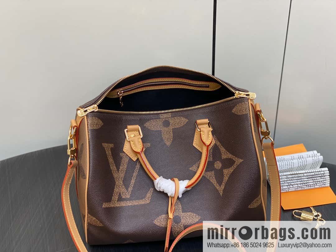 [Original single boutique] M46602 monogram yellow leather speedy pillow bag series speedy Bandoulière 30 handbag