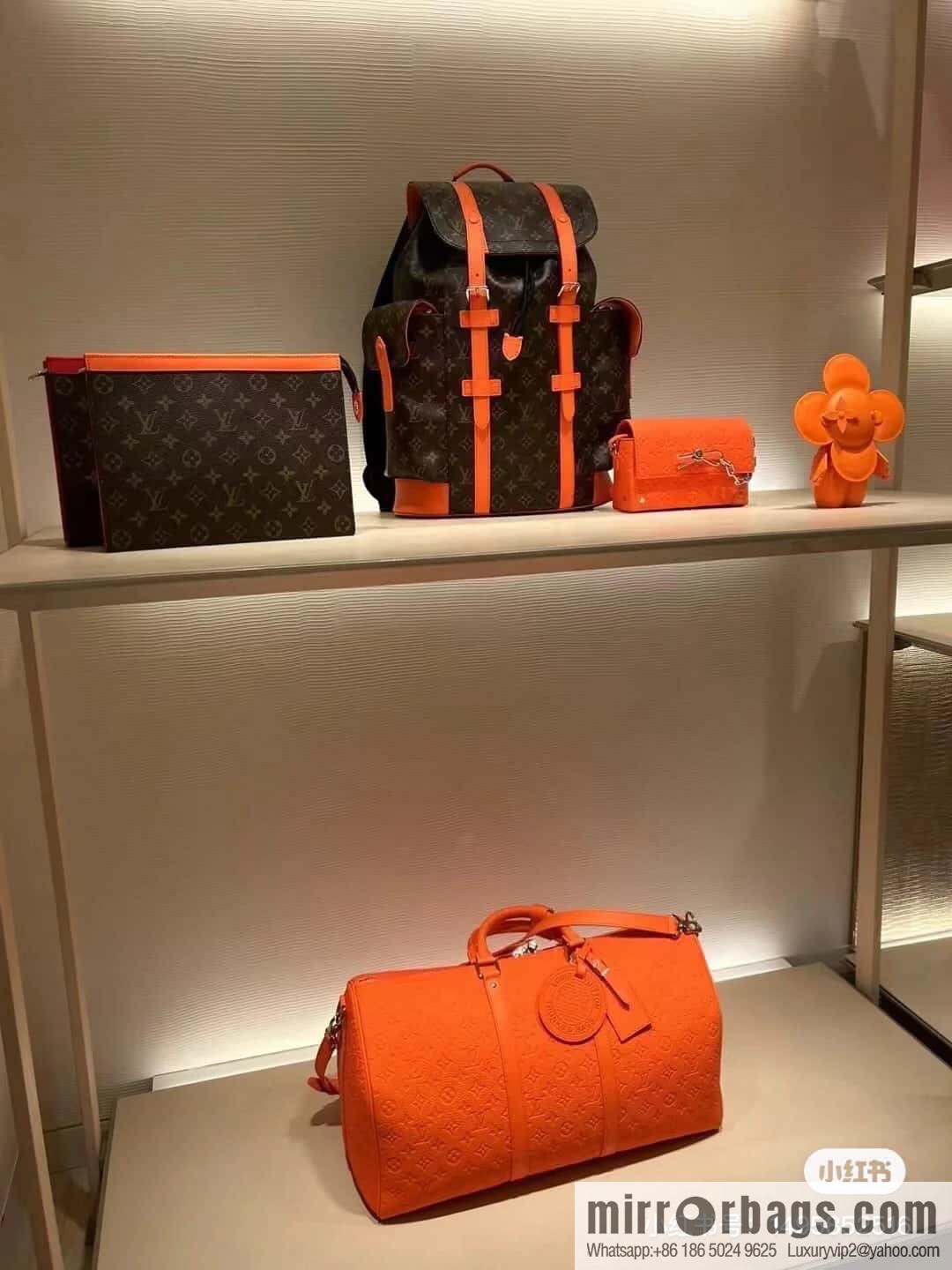 [Original order boutique] M46814 monogram orange backpack series CHRISTOPHER medium backpack