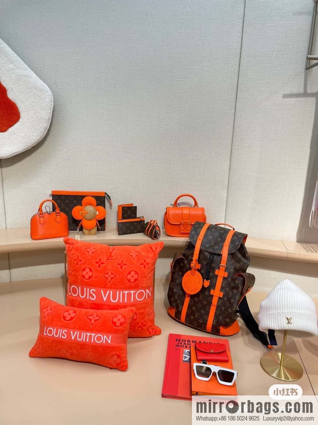 [Original order boutique] M46814 monogram orange backpack series CHRISTOPHER medium backpack
