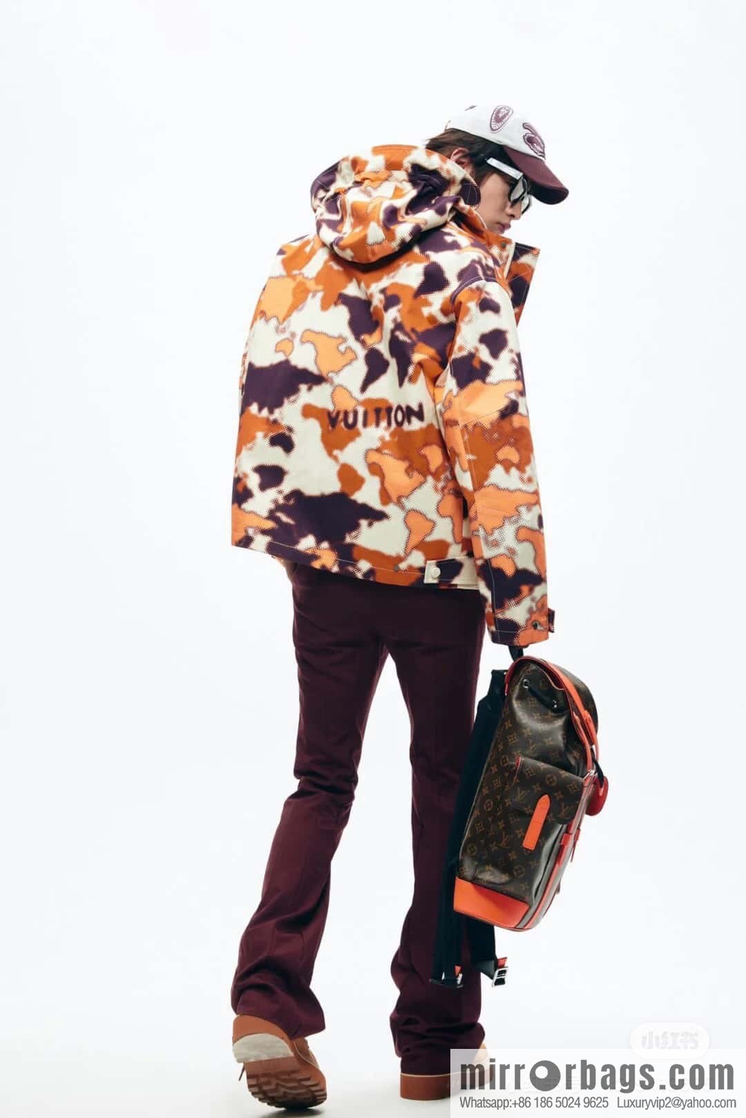 [Original order boutique] M46814 monogram orange backpack series CHRISTOPHER medium backpack