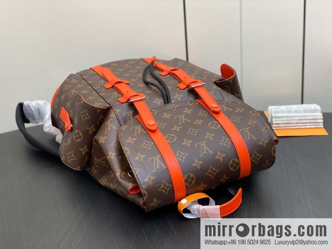 [Original order boutique] M46814 monogram orange backpack series CHRISTOPHER medium backpack