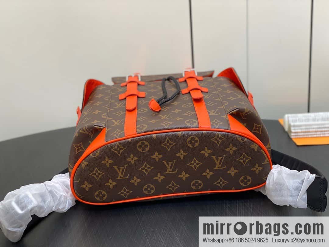 [Original order boutique] M46814 monogram orange backpack series CHRISTOPHER medium backpack