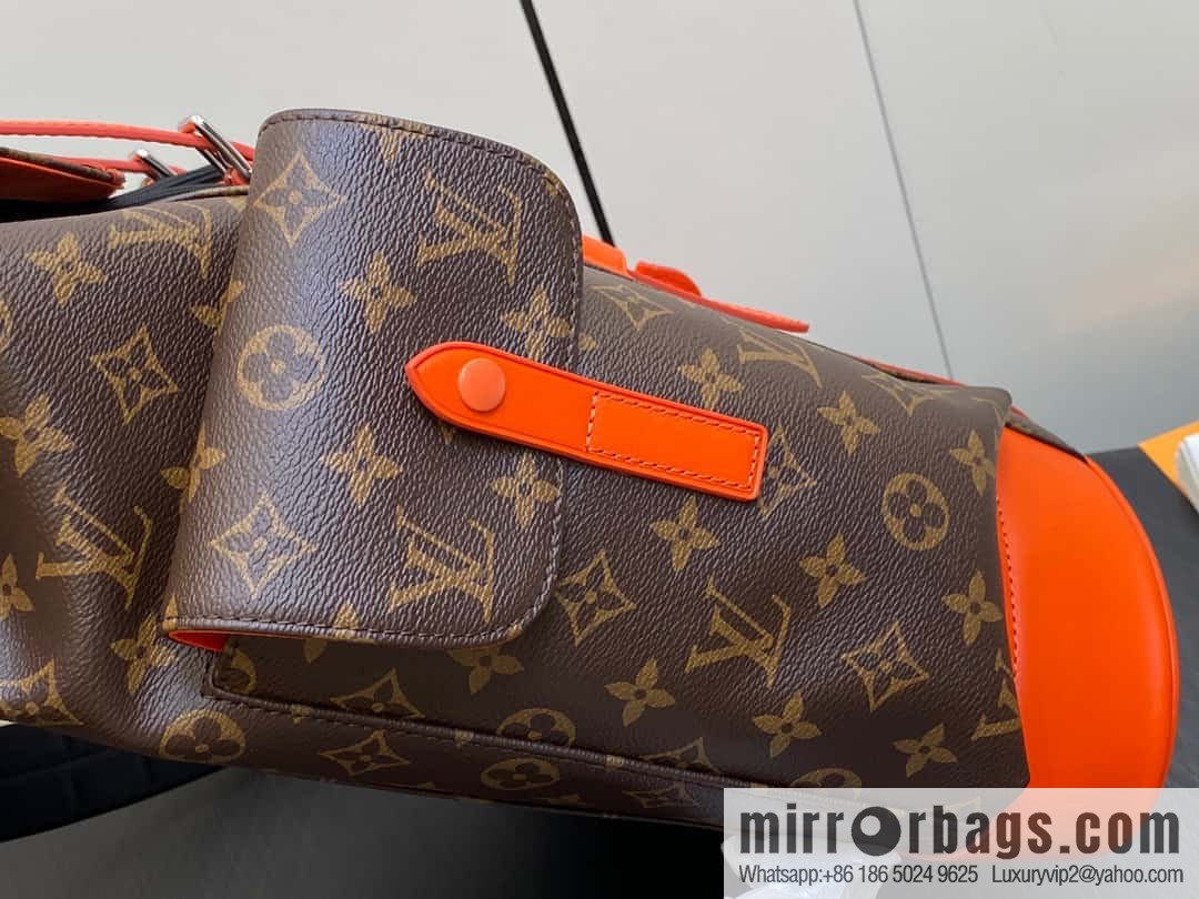 [Original order boutique] M46814 monogram orange backpack series CHRISTOPHER medium backpack