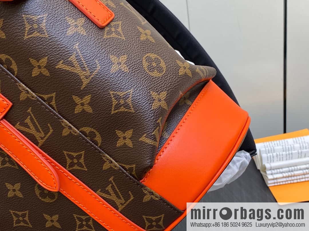 [Original order boutique] M46814 monogram orange backpack series CHRISTOPHER medium backpack