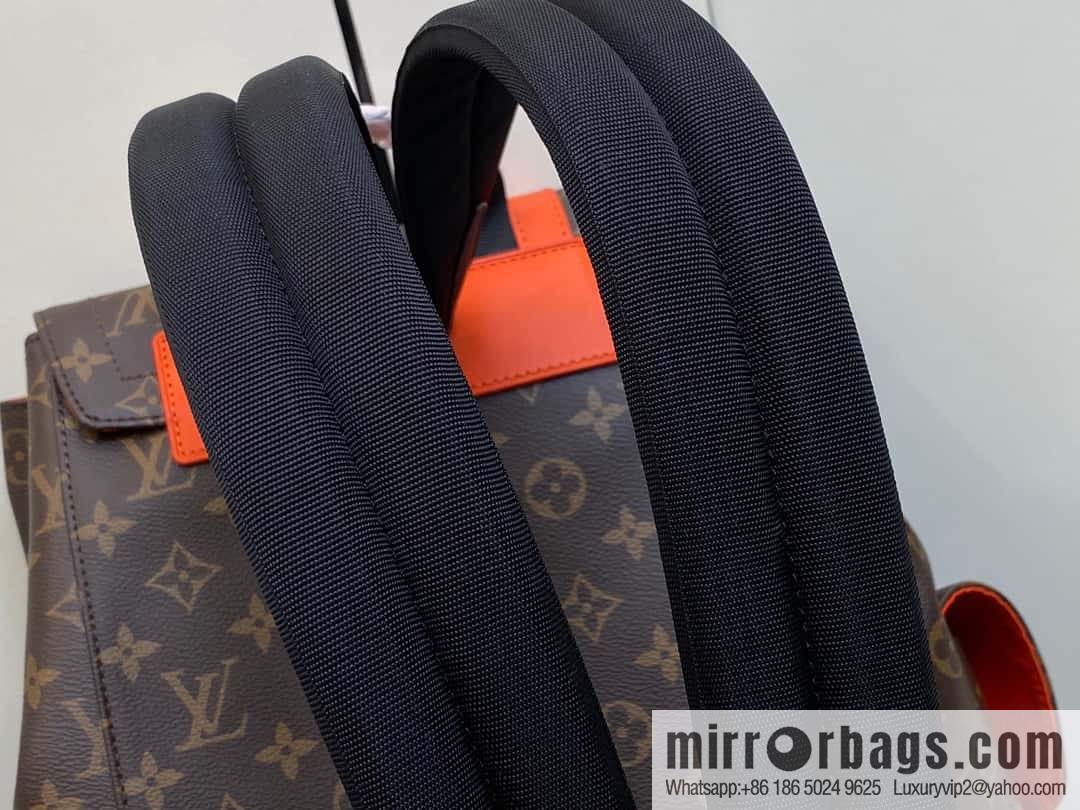 [Original order boutique] M46814 monogram orange backpack series CHRISTOPHER medium backpack