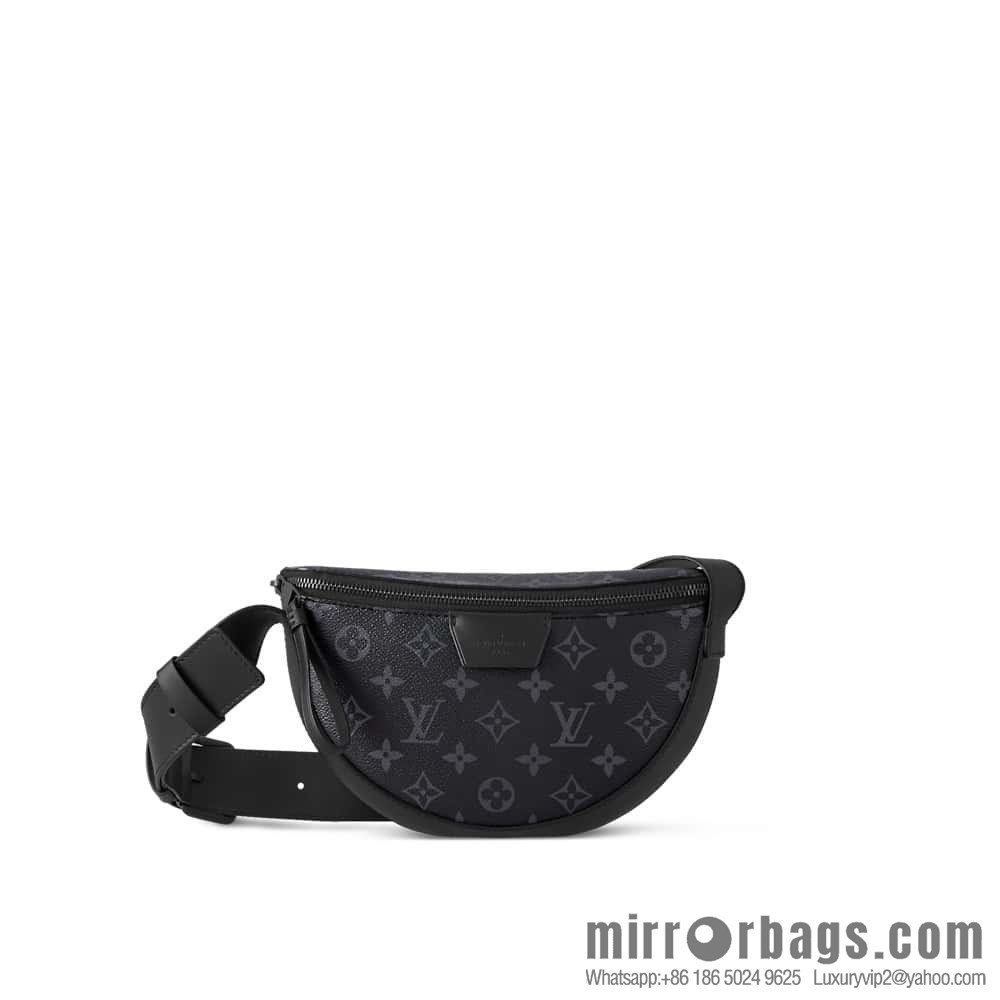 [Original order boutique] M23835 black flower, men's bag moon bag series, new LV MOON CROSSBODY handbag in autumn and winter