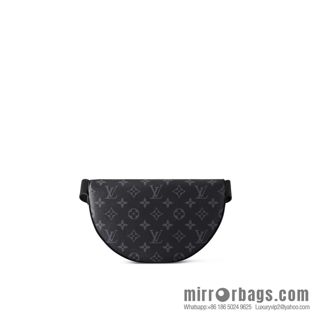 [Original order boutique] M23835 black flower, men's bag moon bag series, new LV MOON CROSSBODY handbag in autumn and winter