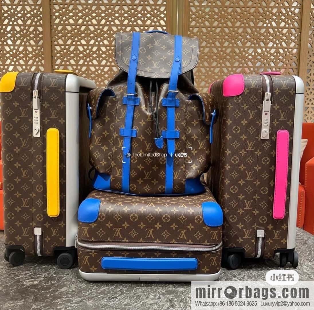 [Original single boutique] M46813 monogram blue backpack series CHRISTOPHER medium backpack