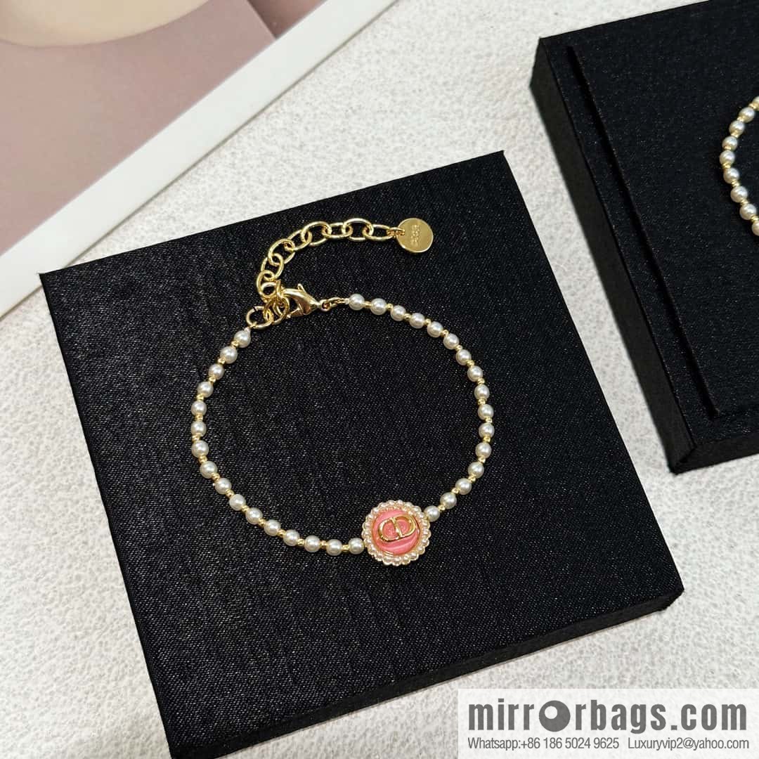 New ☑️ DIOR Dior oil CD pearl bracelet