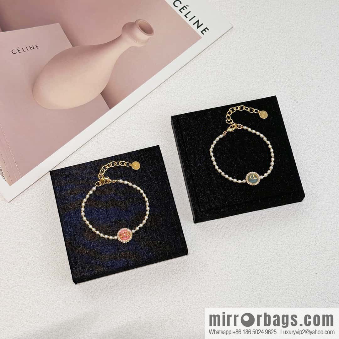 New ☑️ DIOR Dior oil CD pearl bracelet