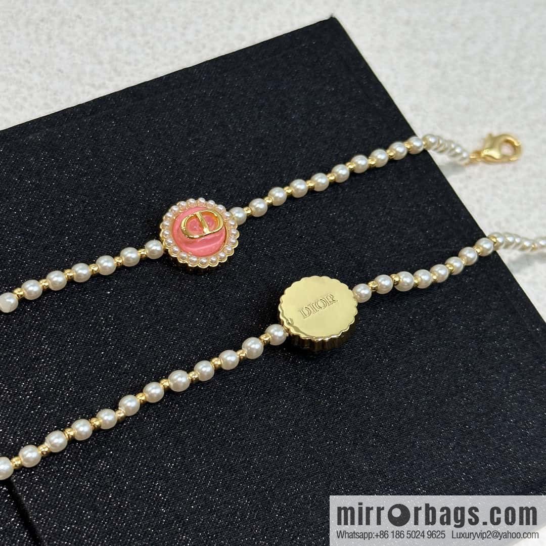New ☑️ DIOR Dior oil CD pearl bracelet