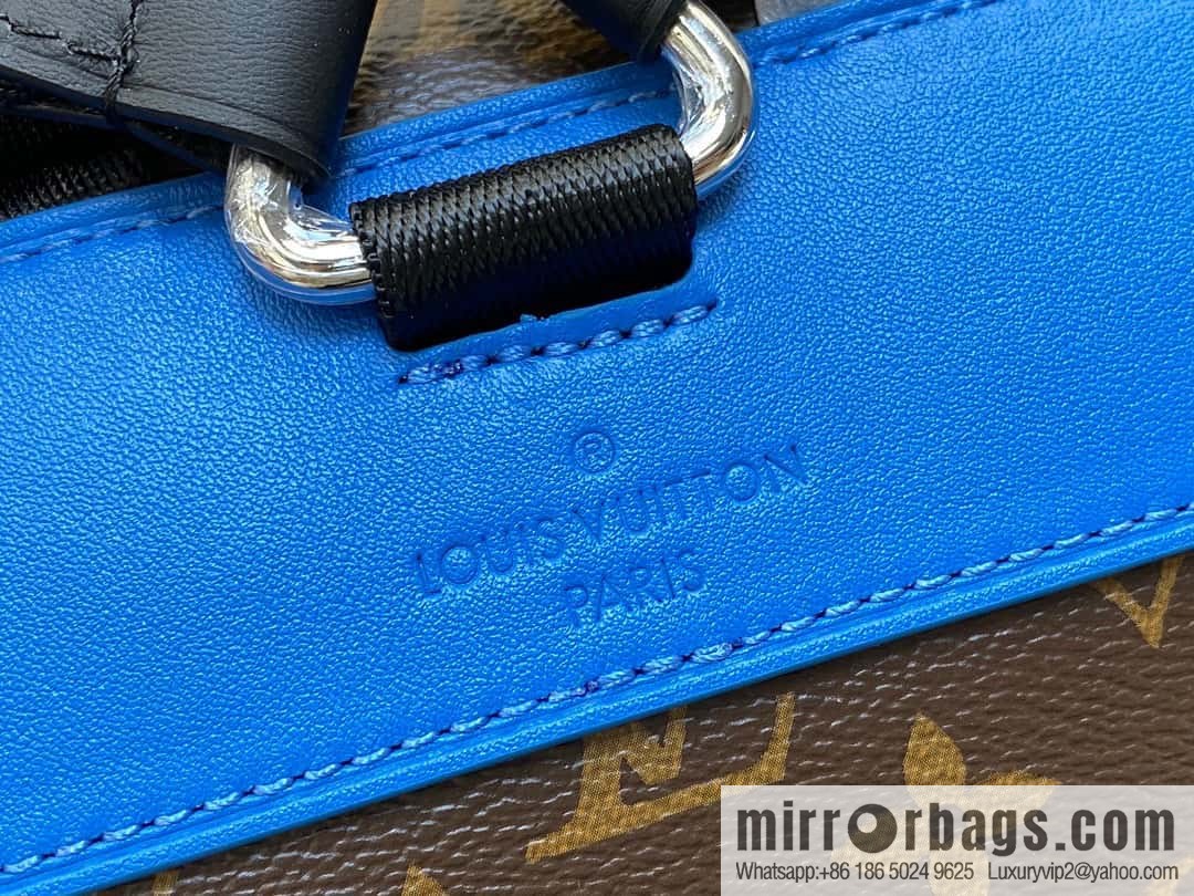[Original single boutique] M46813 monogram blue backpack series CHRISTOPHER medium backpack