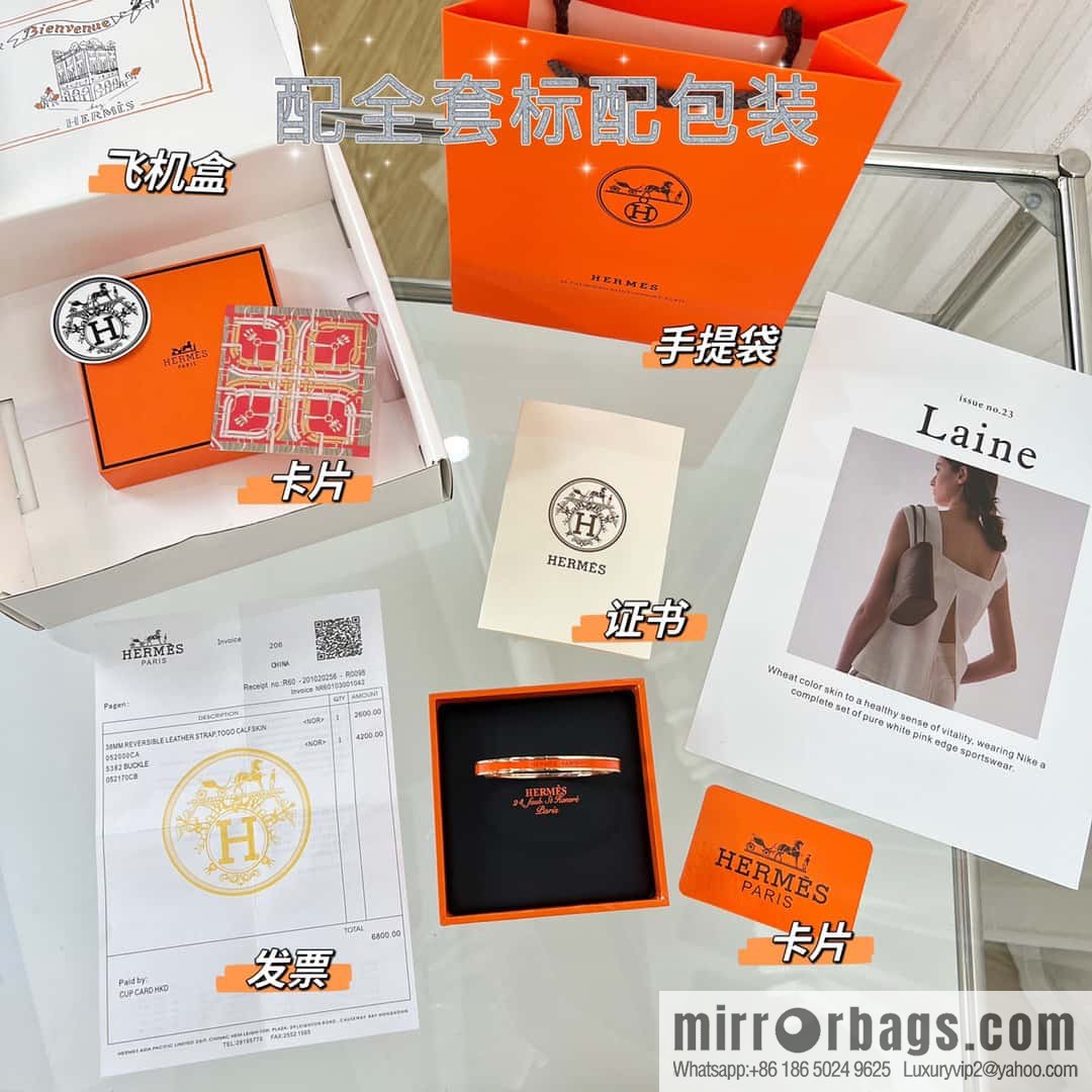 ❤️New Hermès round bracelet (9 colors) HERMES UNI BANGLE round ring bracelet bracelet