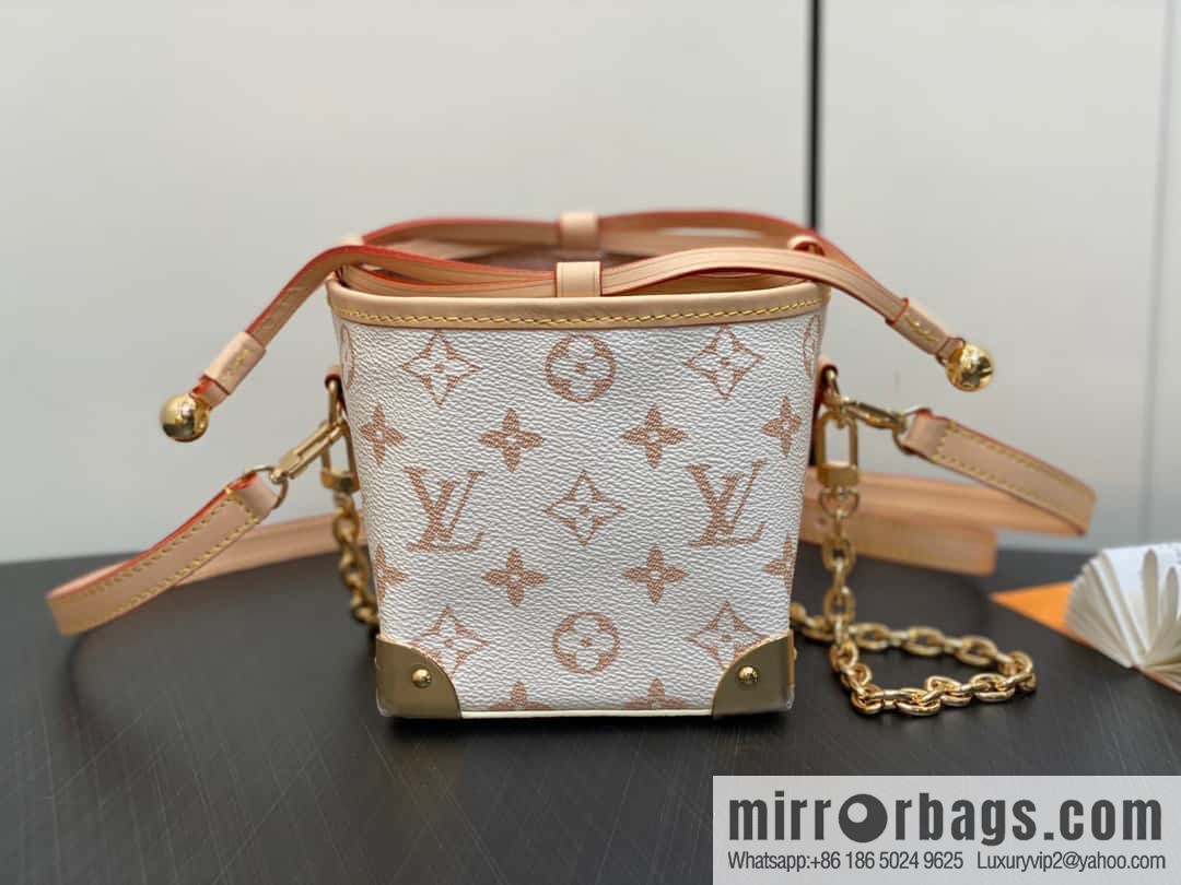 [Original order boutique] M83227 white flower mini tote bag siu mai bag Noe Purse Nano handbag M82885 83227 white flower