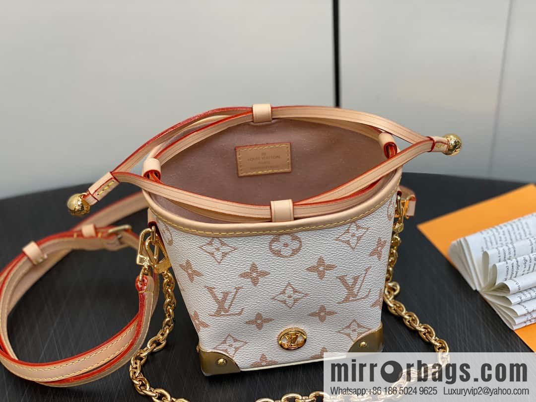 [Original order boutique] M83227 white flower mini tote bag siu mai bag Noe Purse Nano handbag M82885 83227 white flower