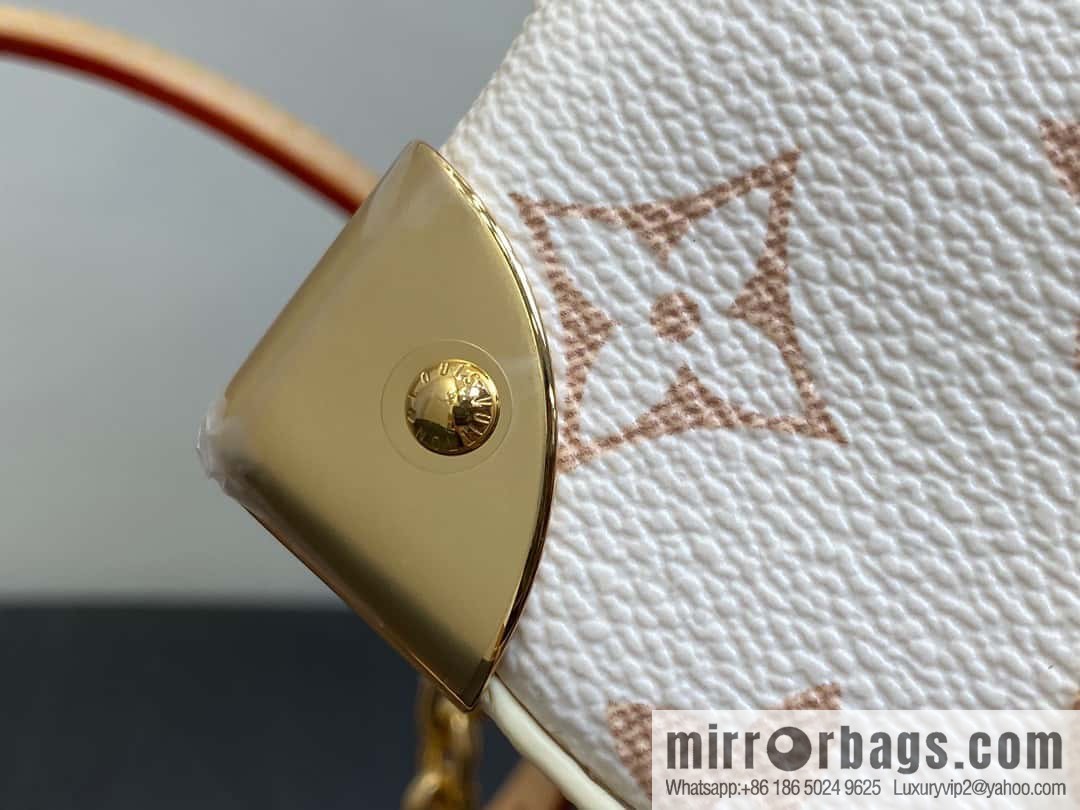 [Original order boutique] M83227 white flower mini tote bag siu mai bag Noe Purse Nano handbag M82885 83227 white flower