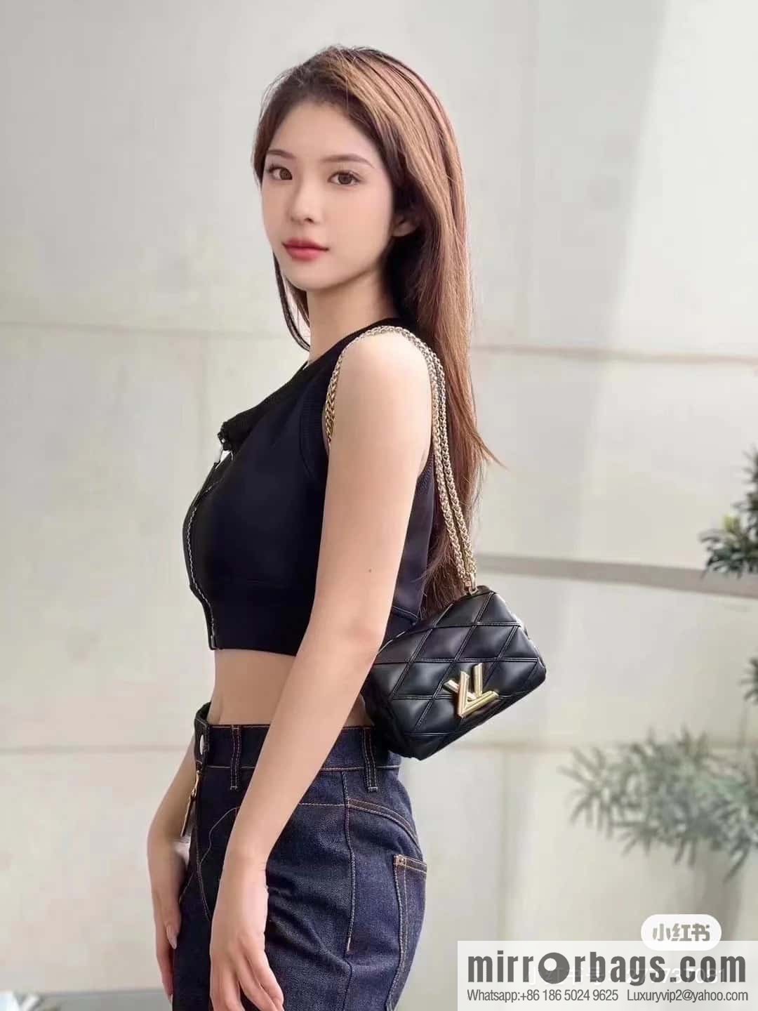 [Original order boutique] M82752 black M23526 full leather chain bag series PICO GO-14 handbag