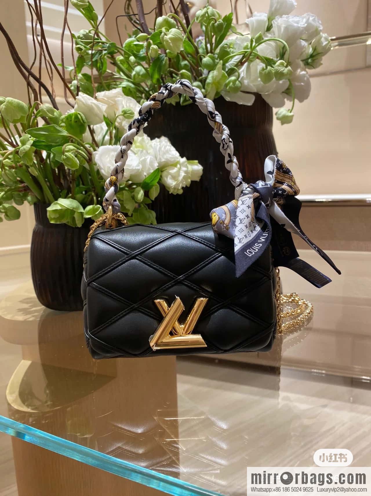 [Original order boutique] M82752 black M23526 full leather chain bag series PICO GO-14 handbag
