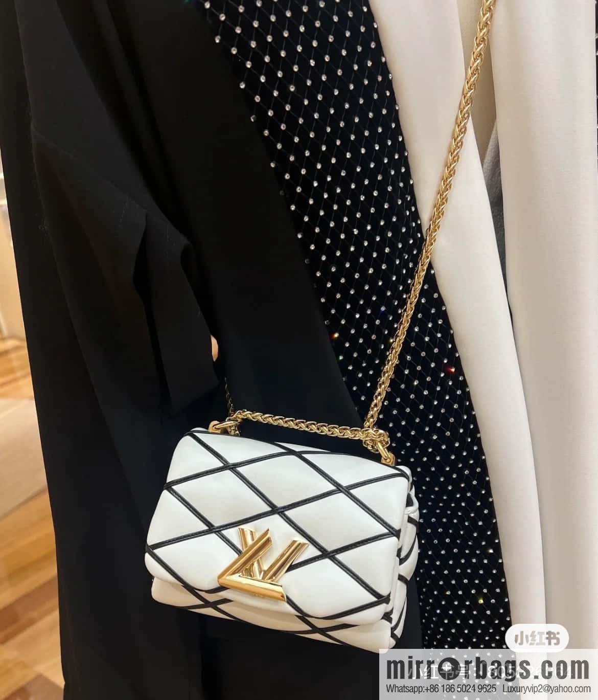 [Original order boutique] M82752 white M23526 M23762 full leather chain bag series PICO GO-14 handbag