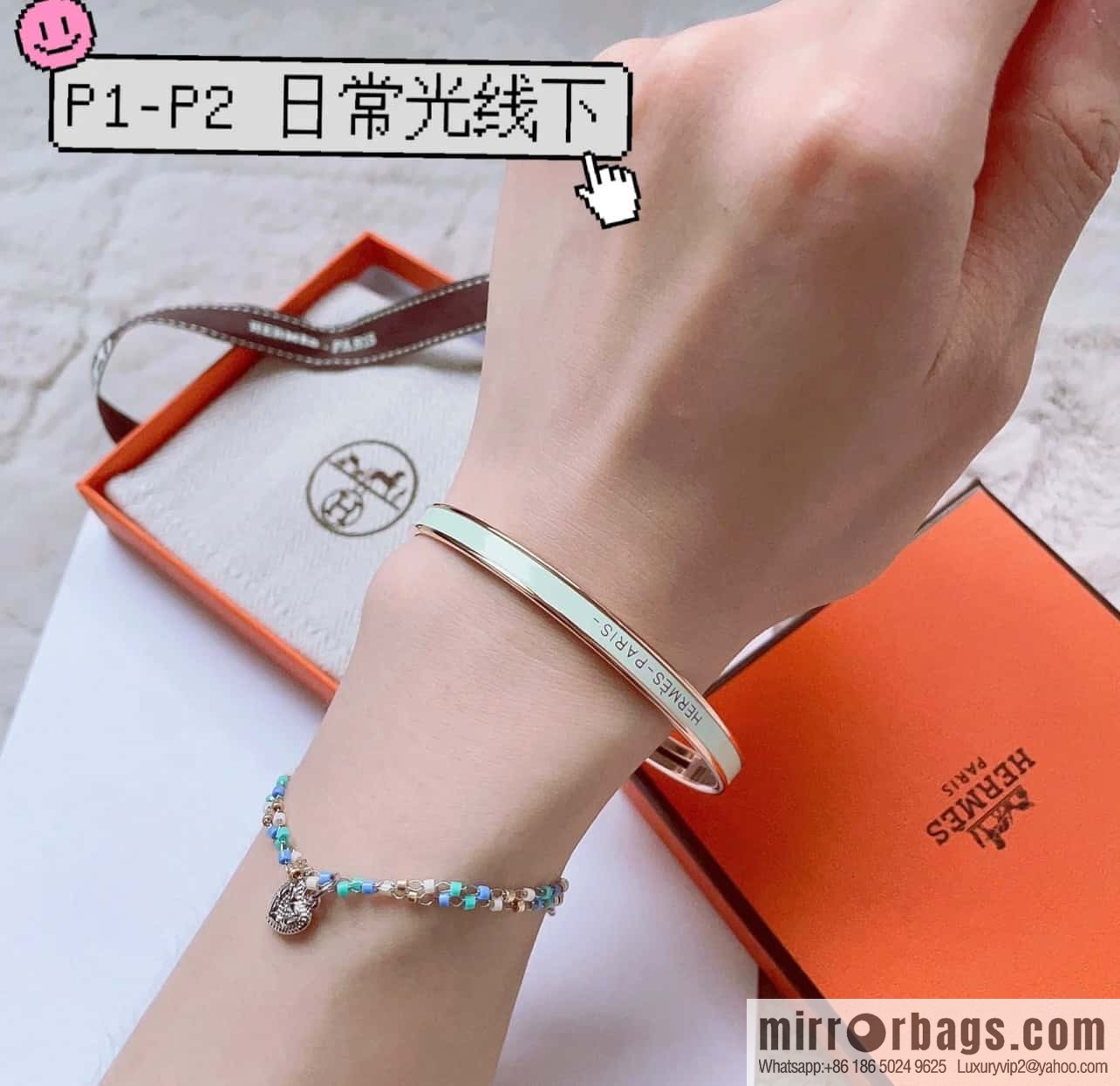 ❤️New Hermès round bracelet (9 colors) HERMES UNI BANGLE round ring bracelet bracelet