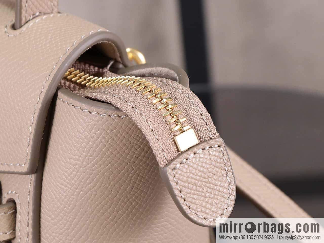 CELINE Belf PICO mini grained calfskin handbag, model 194263