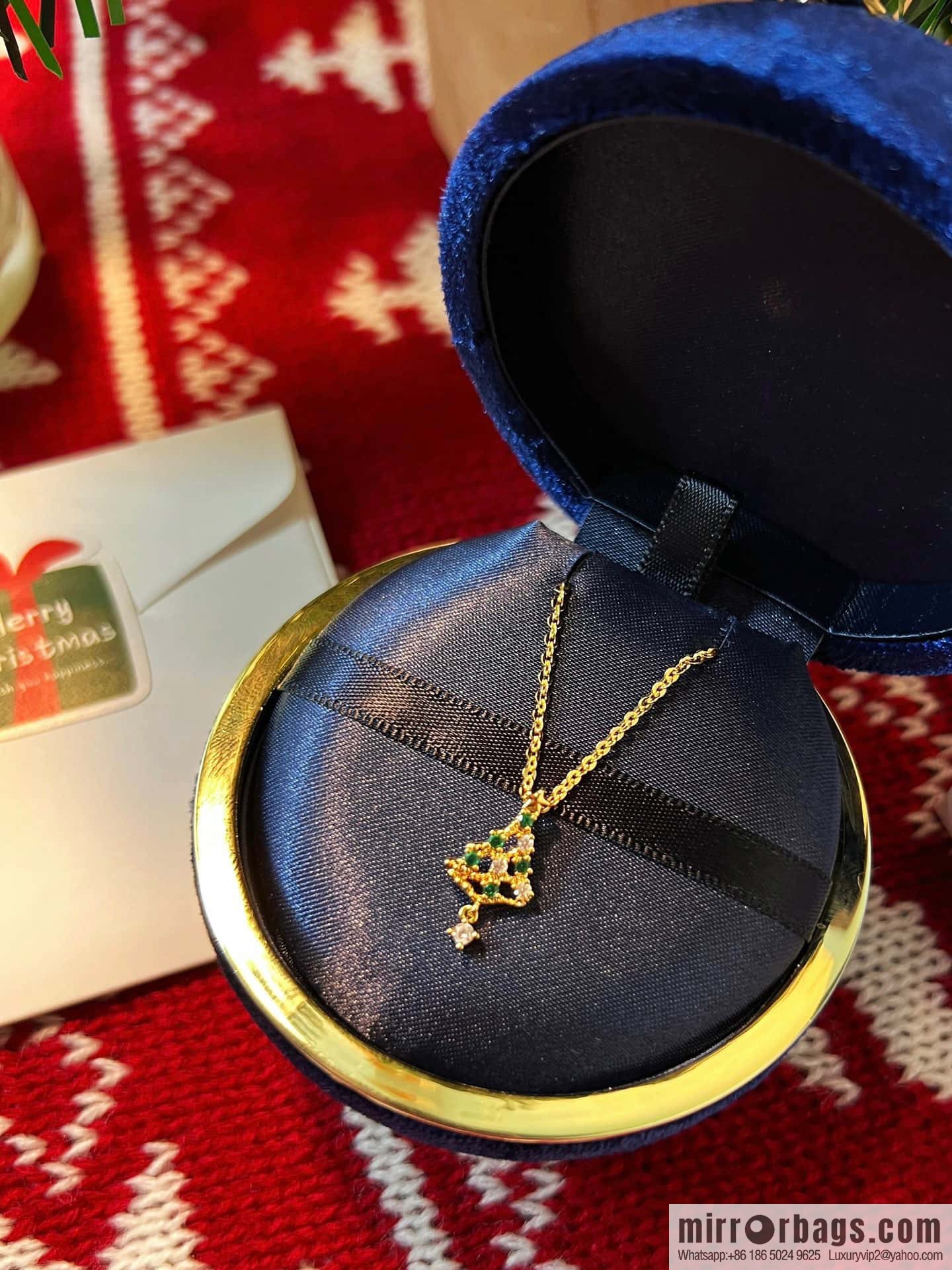 🎄Christmas gift 🎁 new ☑️ AHKAH bell 🔔 Christmas tree 🎄 gingerbread man necklace
