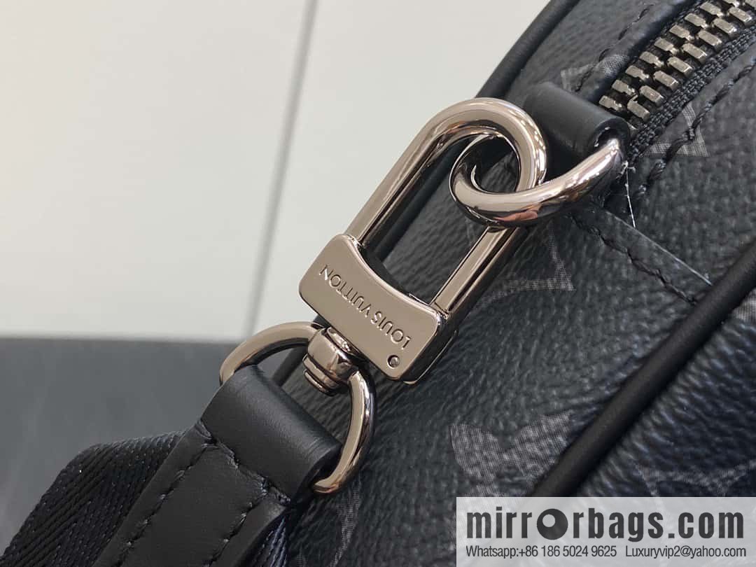 [Original order boutique] M82770 black flower mini men's bag briefcase series NANO PORTE DOCUMENTS VOYAGE handbag