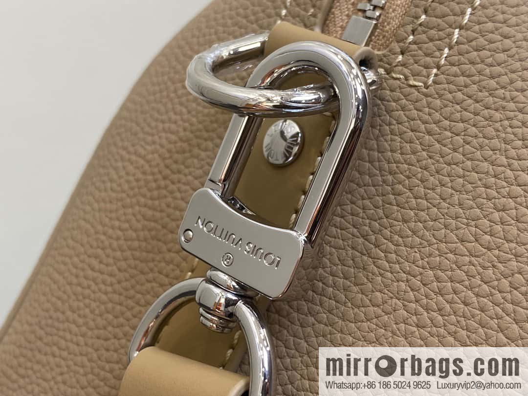 [Original order boutique] M23725 apricot, full leather men's bag pillow bag series CITY KEEPALL AER handbag M22486 57082 M23725 City Keepall handbag