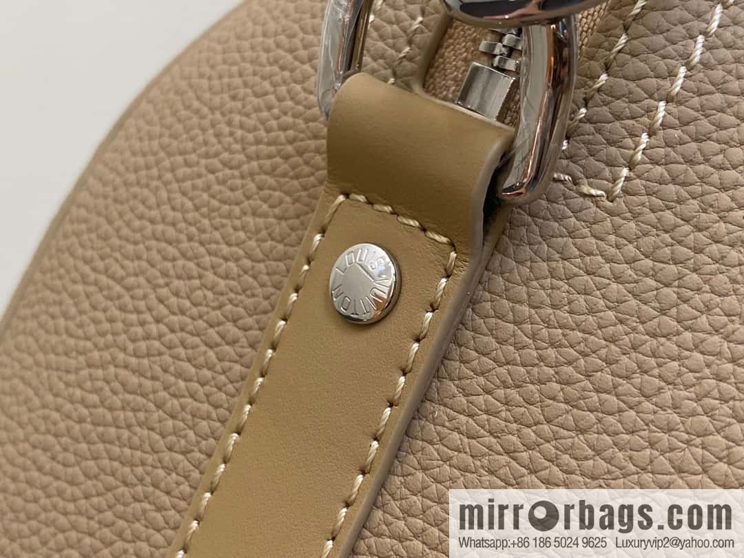 [Original order boutique] M23725 apricot, full leather men's bag pillow bag series CITY KEEPALL AER handbag M22486 57082 M23725 City Keepall handbag