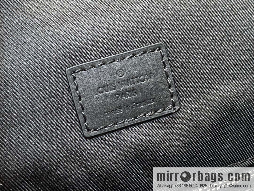 [Original single boutique] M23764 black letters, full leather epi backpack series Christopher medium backpack M41709
