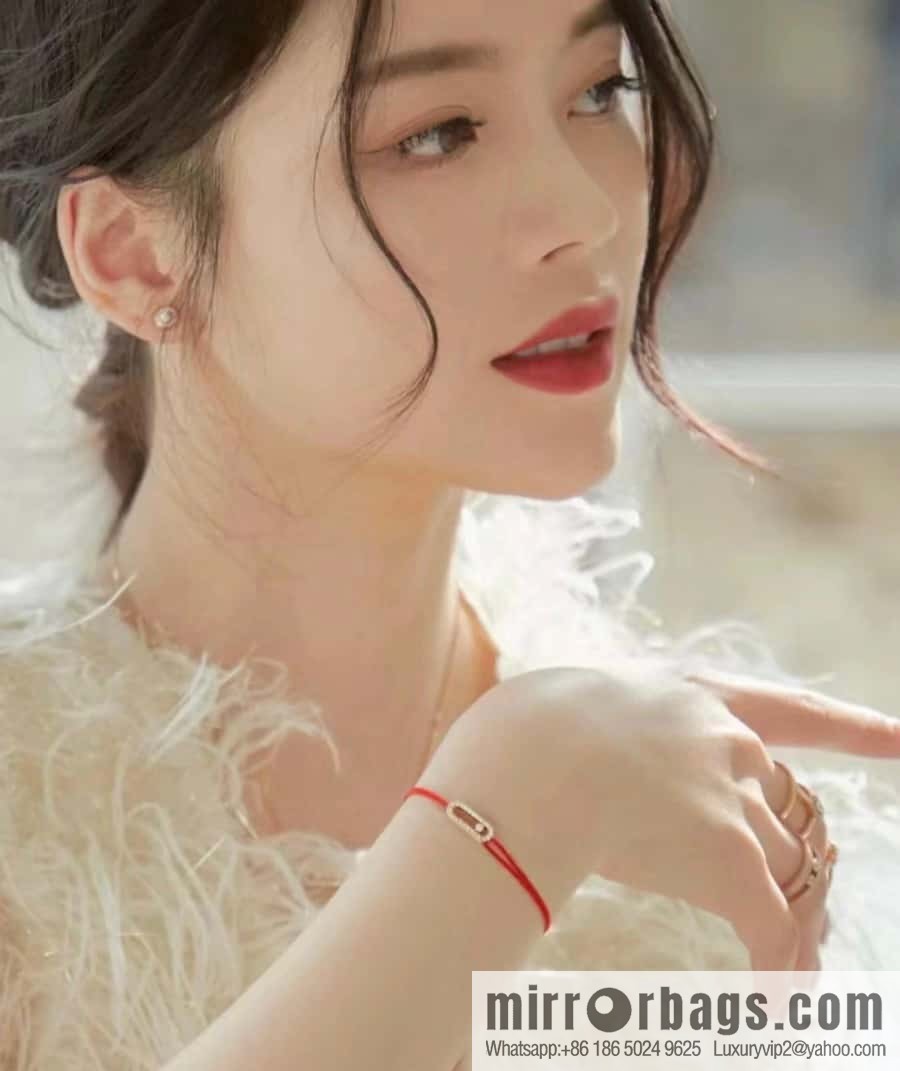 Messika ☀️ MOVE UNO Chinese New Year Limited Edition Diamond Red Rope Bracelet ☀️