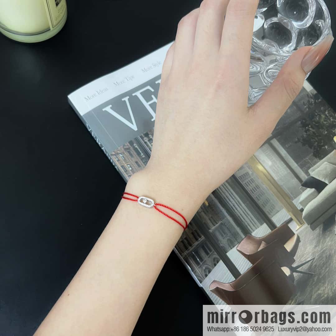 Messika ☀️ MOVE UNO Chinese New Year Limited Edition Diamond Red Rope Bracelet ☀️
