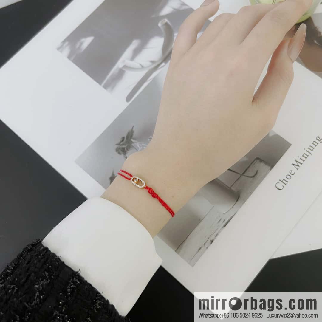 Messika ☀️ MOVE UNO Chinese New Year Limited Edition Diamond Red Rope Bracelet ☀️