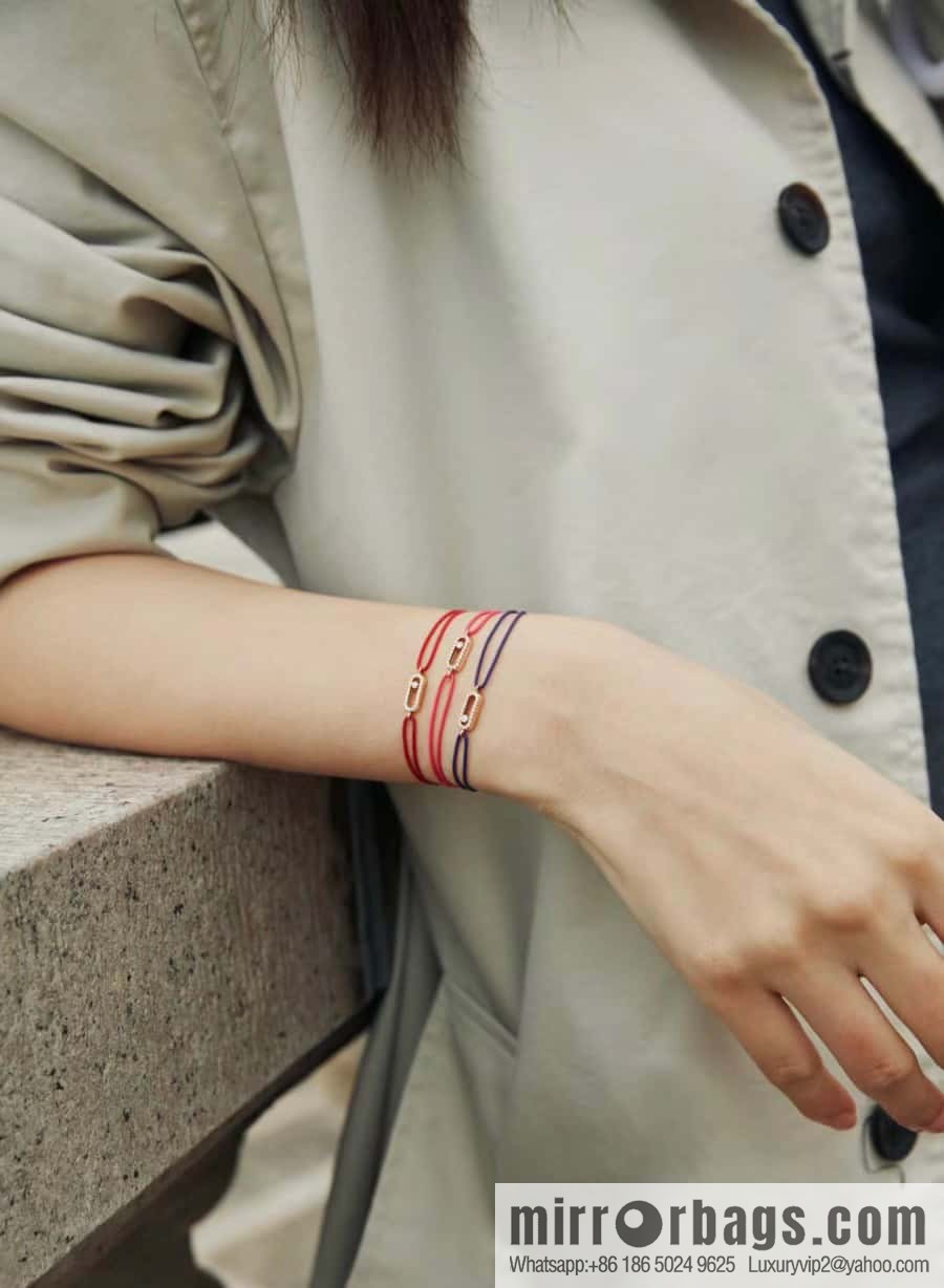 Messika ☀️ MOVE UNO Chinese New Year Limited Edition Diamond Red Rope Bracelet ☀️