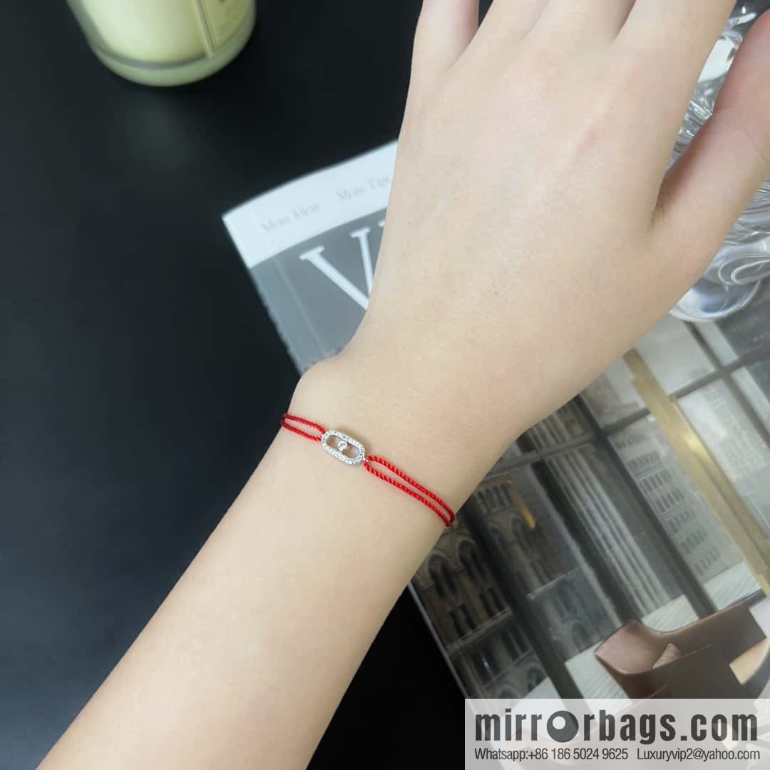 Messika ☀️ MOVE UNO Chinese New Year Limited Edition Diamond Red Rope Bracelet ☀️
