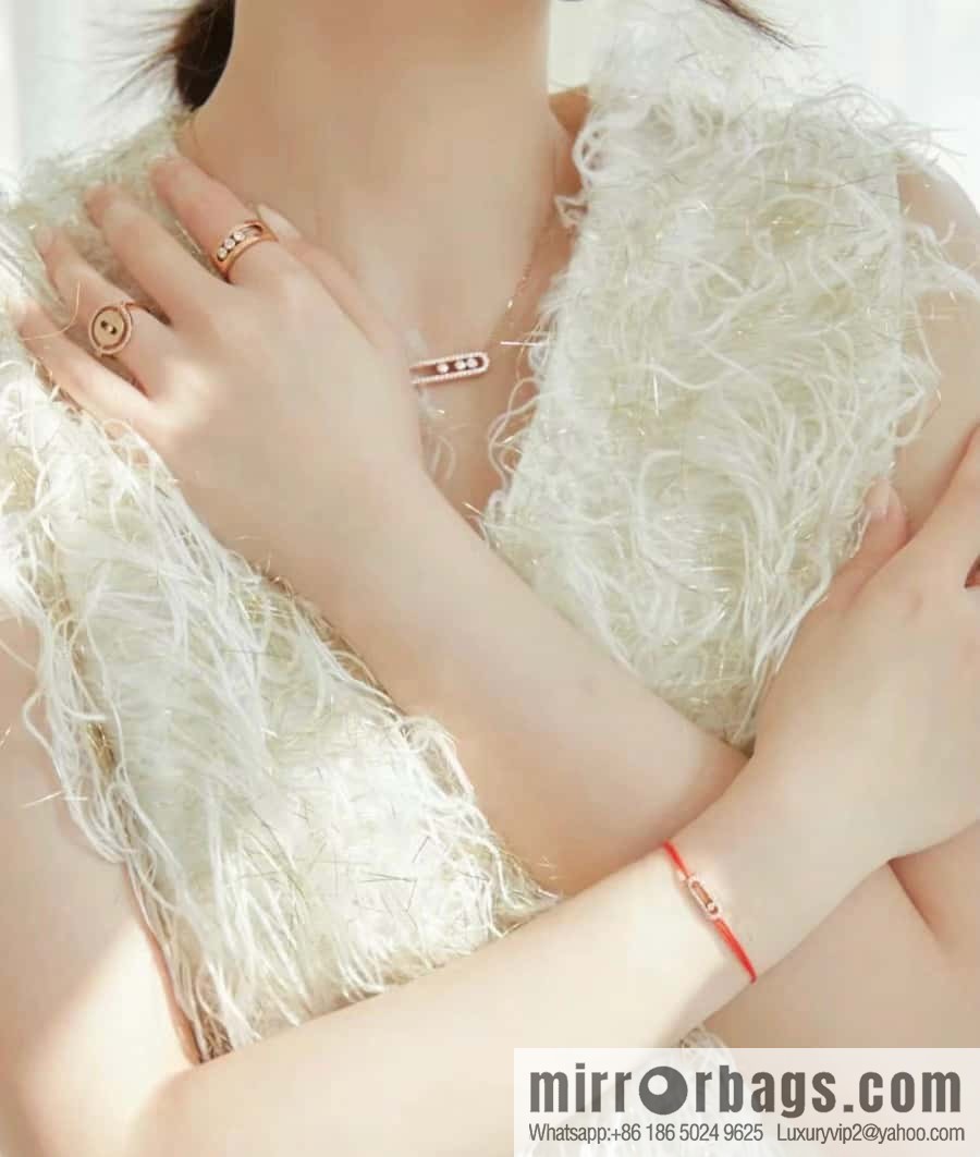 Messika ☀️ MOVE UNO Chinese New Year Limited Edition Diamond Red Rope Bracelet ☀️