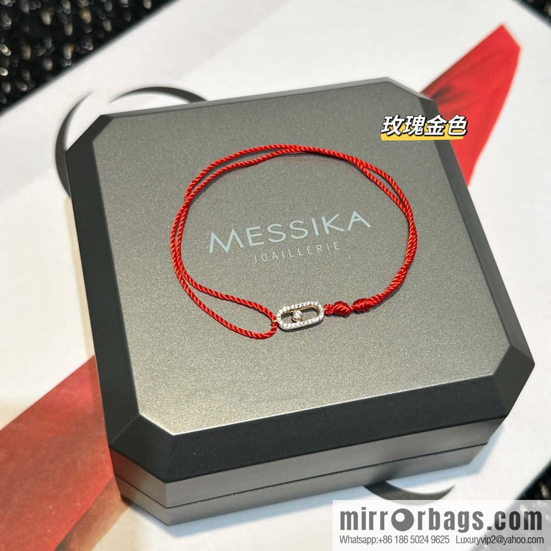 Messika ☀️ MOVE UNO Chinese New Year Limited Edition Diamond Red Rope Bracelet ☀️