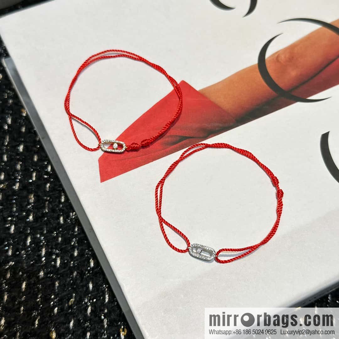 Messika ☀️ MOVE UNO Chinese New Year Limited Edition Diamond Red Rope Bracelet ☀️