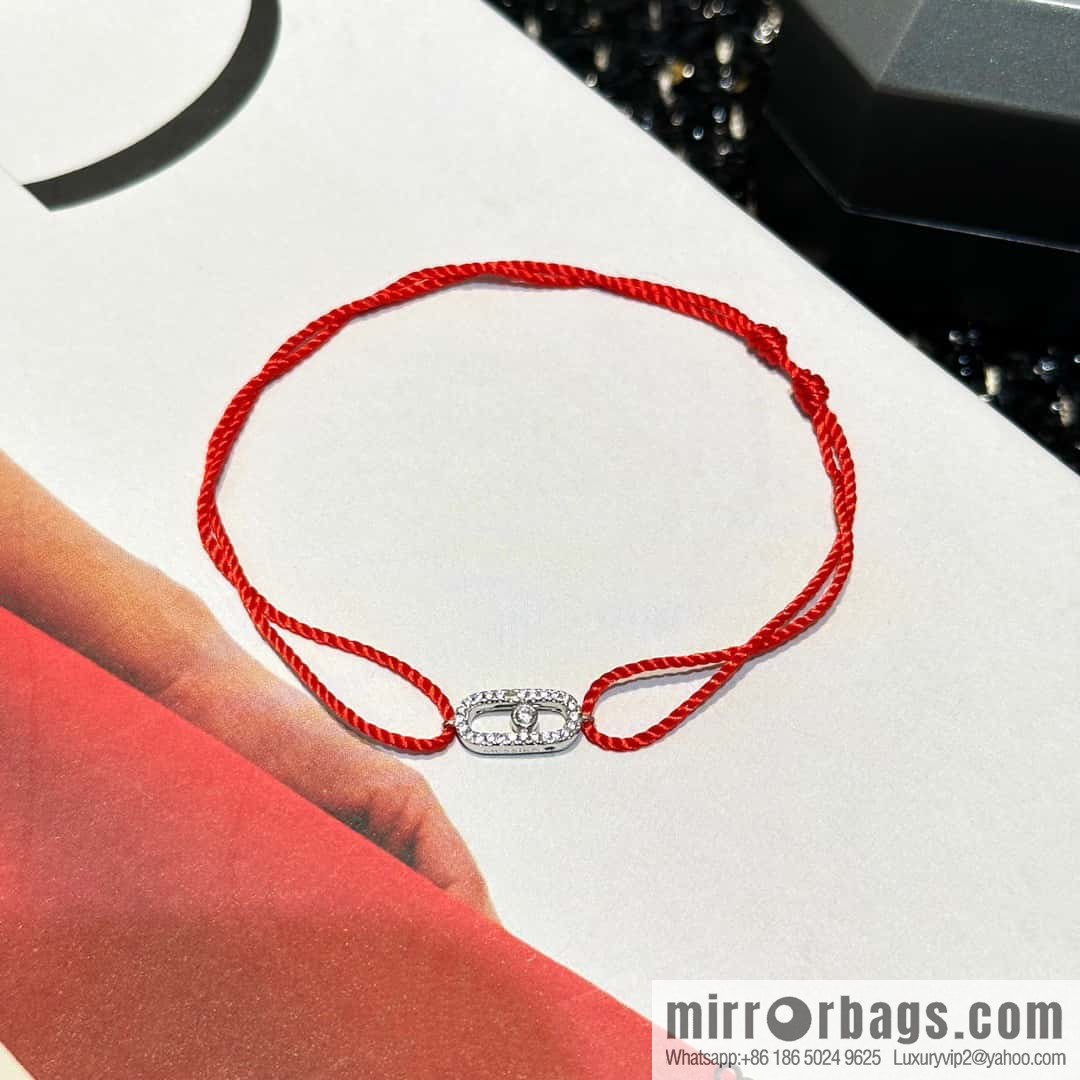 Messika ☀️ MOVE UNO Chinese New Year Limited Edition Diamond Red Rope Bracelet ☀️