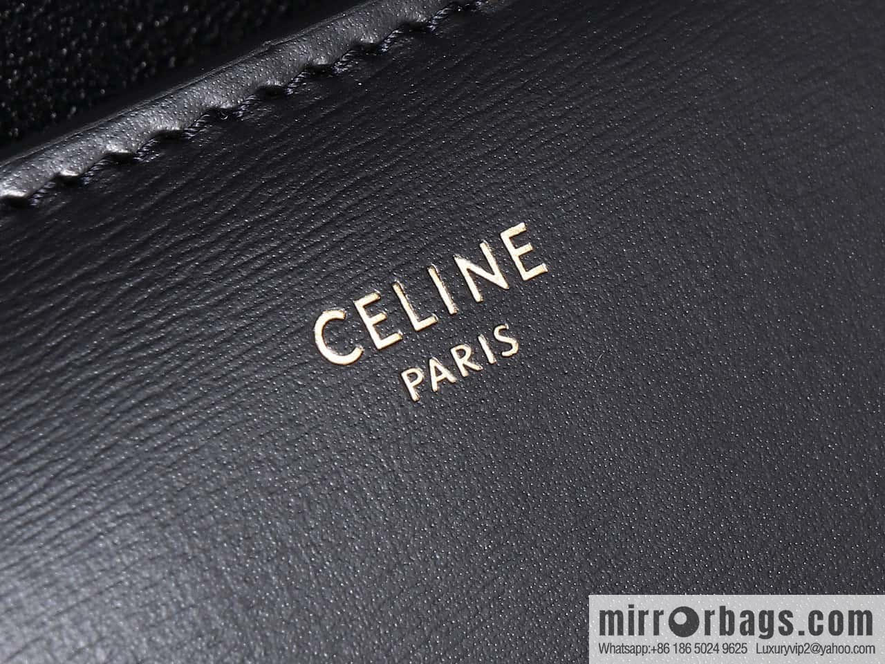 [Premium quality, all-steel hardware] CELINE 23s autumn and winter new products | COLLEGE TRIOMPHE bright cow leather (fabric) chain strap handbag number: 113583 Arc de Triomphe autumn new