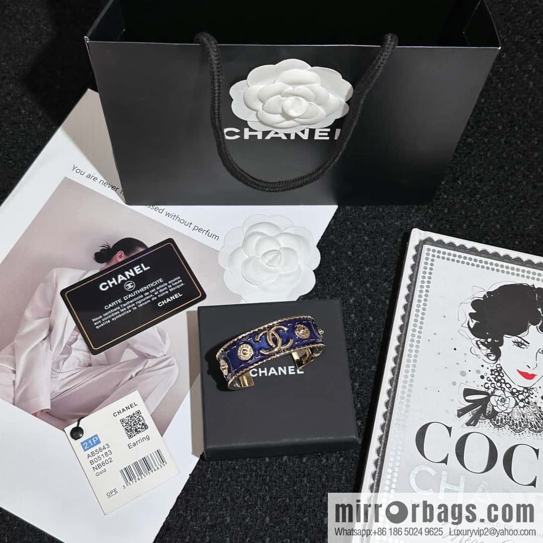 ❗️New ❗️ Chanel bracelet bracelet ☀️ new ☑️ Chanel double c denim open bracelet bracelet ☀️