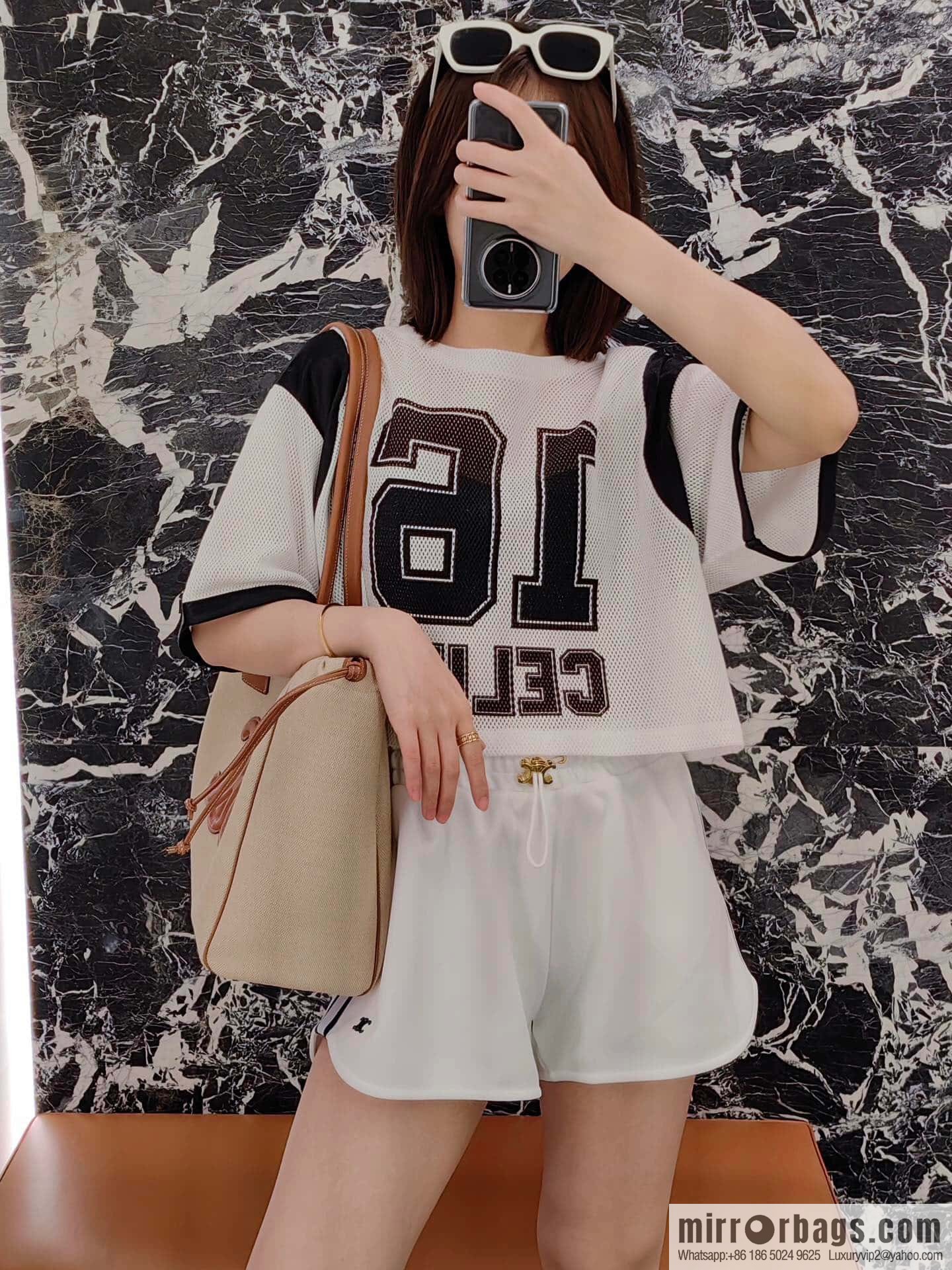[Premium quality, original cortex] CELINE2022 new product is launched in early autumn CABAS TRIOMPHE drawstring tote number: 199973