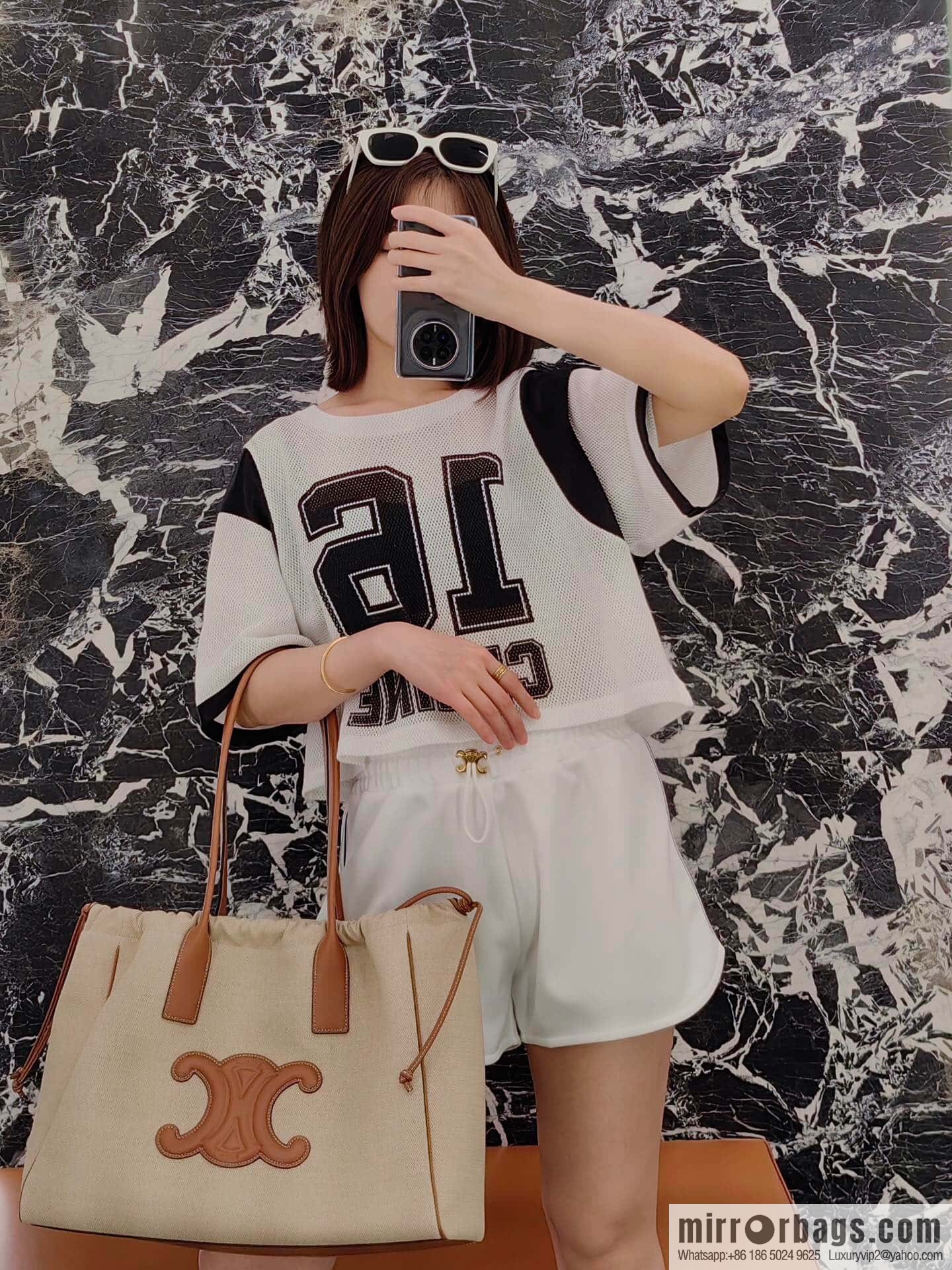 [Premium quality, original cortex] CELINE2022 new product is launched in early autumn CABAS TRIOMPHE drawstring tote number: 199973
