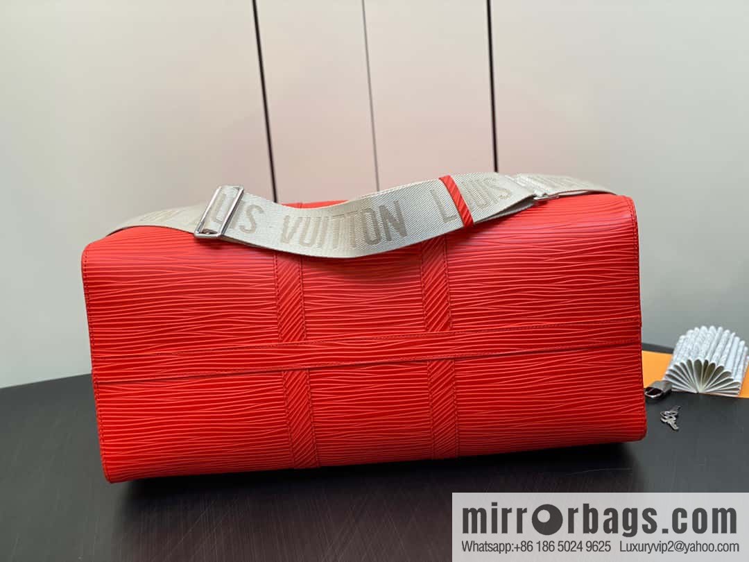 [Original order boutique] M23721 red epi full leather travel bag series, this Keepall Bandoulière 50 handbag